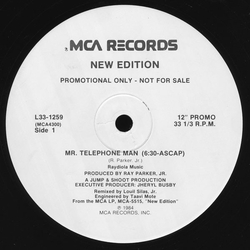 New Edition Mr. Telephone Man Vinyl 12" USED