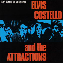Elvis Costello & The Attractions I Can't Stand Up For Falling Down Vinyl 7" USED