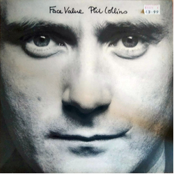 Phil Collins Face Value Vinyl LP USED