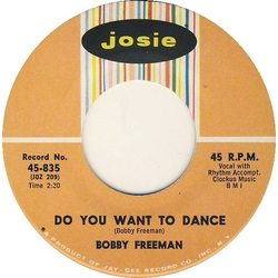 Bobby Freeman Do You Want To Dance Vinyl 7" USED