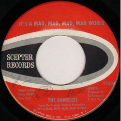 The Shirelles It's A Mad, Mad, Mad, Mad World Vinyl 7" USED