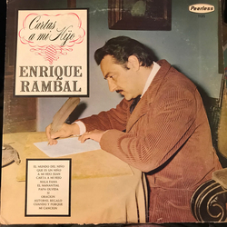 Enrique Rambal Cartas A Mi Hijo Vinyl LP USED
