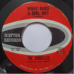 The Shirelles What Does A Girl Do? Vinyl 7" USED