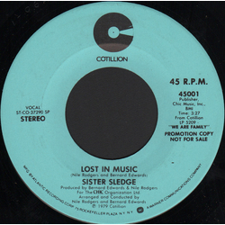 Sister Sledge Lost In Music Vinyl 7" USED