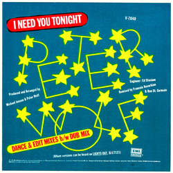Peter Wolf I Need You Tonight Vinyl 12" USED