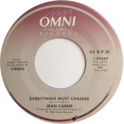 Jean Carn Everything Must Change Vinyl 7" USED