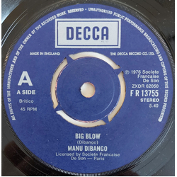 Manu Dibango Big Blow Vinyl 7" USED