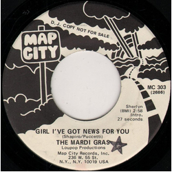 Mardi Gras Girl I've Got News For You / If I Can't Have You Vinyl 7" USED