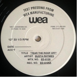 Busta Rhymes Tear The Roof Off Vinyl 12" USED