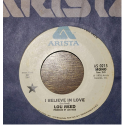 Lou Reed I Believe In Love Vinyl 7" USED