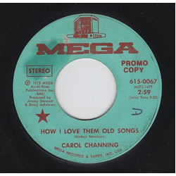 Carol Channing How I Love Them Old Songs Vinyl 7" USED