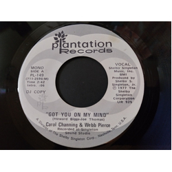 Carol Channing / Webb Pierce Got You On My Mind / Love Brought Us Together Vinyl 7" USED