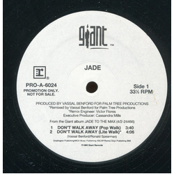 Jade (3) Don't Walk Away Vinyl 12" USED