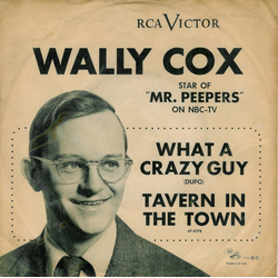 Wally Cox (3) What A Crazy Guy (Dufo) / There Is A Tavern In The Town Vinyl 7" USED