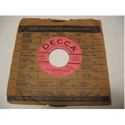 Ken Curtis (3) Kiss And Run Lover Vinyl 7" USED