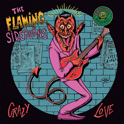 The Flaming Sideburns Crazy Love Vinyl 7" USED
