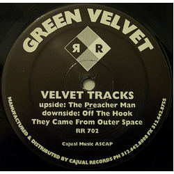 Green Velvet Velvet Tracks Vinyl 12" USED