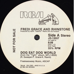 Fredi Grace And Rhinstone Dog Eat Dog World / Head Over Heels Vinyl 12" USED