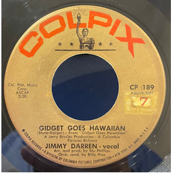 James Darren Gidget Goes Hawaiian Vinyl 7" USED