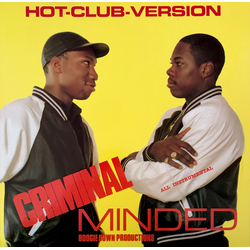 Boogie Down Productions Criminal Minded (Hot-Club-Version) (All Instrumental) Vinyl LP USED