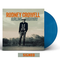 Rodney Crowell Airline Highway Vinyl LP USED