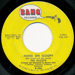 The McCoys Hang On Sloopy / I Can't Explain It Vinyl 7" USED