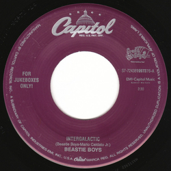 Beastie Boys Intergalactic / Peanut Butter & Jelly Vinyl 7" USED