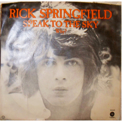 Rick Springfield Speak To The Sky Vinyl 7" USED