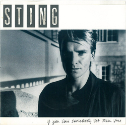 Sting If You Love Somebody Set Them Free Vinyl 7" USED