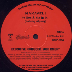Makaveli To Live & Die In L.A. Vinyl 12" USED