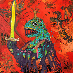 King Gizzard And The Lizard Wizard 12 Bar Bruise Vinyl LP USED