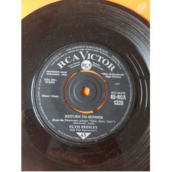 Elvis Presley / The Jordanaires Return To Sender Vinyl 7" USED