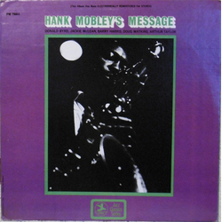 Hank Mobley Hank Mobley's Message Vinyl LP USED
