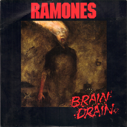 Ramones Brain Drain Vinyl LP USED