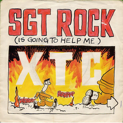XTC Sgt. Rock (Is Going To Help Me) Vinyl 7" USED