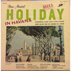 Bebo Valdes And His Havanna All Stars Your Musical Holiday In Havana Vinyl LP USED