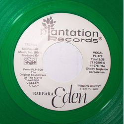 Barbara Eden Widow Jones Vinyl 7" USED