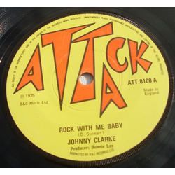 Johnny Clarke / King Tubby / The Aggrovators Rock With Me Baby / A Crabit Version Vinyl 7" USED