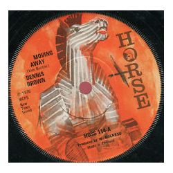 Dennis Brown Moving Away Vinyl 7" USED