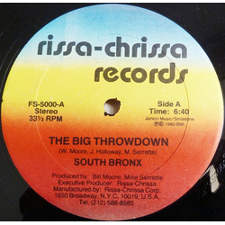 South Bronx The Big Throwdown Vinyl 12" USED