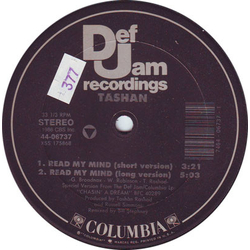 Tashan Read My Mind B/W Got The Right Attitude Vinyl 12" USED