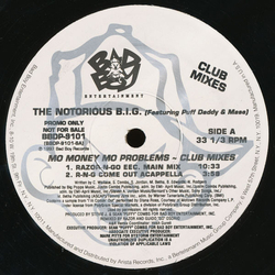 Notorious B.I.G. Mo Money Mo Problems (Club Mixes) Vinyl 12" USED