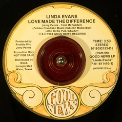 Linda Evans Love Made The Difference Vinyl 7" USED