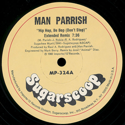 Man Parrish Hip Hop, Be Bop (Don't Stop) / Heatstroke Vinyl 12" USED