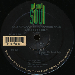 Ralph Falcon / Dorothy Mann That Sound Vinyl 12" USED