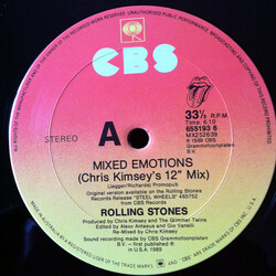 The Rolling Stones Mixed Emotions USED VINYL 12INCH 33 S RPM STEREO