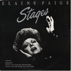 Elaine Paige Stages Vinyl LP USED