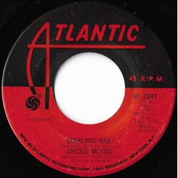 Jackie Moore Darling Baby / Something In A Look USED VINYL 7INCH 45 RPM SINGLE