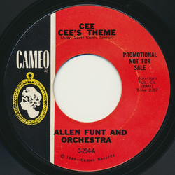 Allen Funt And Orchestra Cee Cee's Theme Vinyl 7" USED