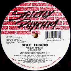 Sole Fusion We Can Make It Vinyl 12" USED